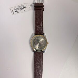 Genuine leather day date Armitron watch. Brand new with tags.